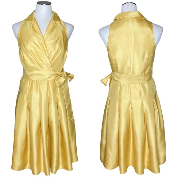 Evan Picone Golden Retro Dress - Picture 9 of 9